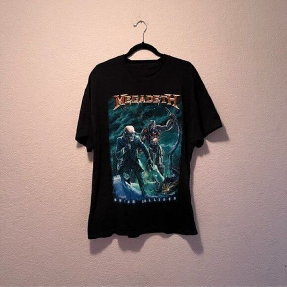 Megadeth Concert T Shirt Mens XL Double Sided Black. - Picture 3 of 4